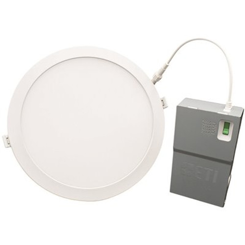 Eti Altair 8" Canless Downlight, Triac Dimming, Select Cct, 120v, 19w, White Eti Altair 8" Canless Downlight, Triac Dimming, Select Cct, 120v, 19w, White