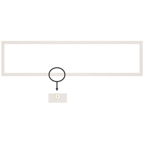 Halco LED 1 X 4 Flat Panel, 3.5mm Receptacle, Lumen & Color Selectable, Dimmable