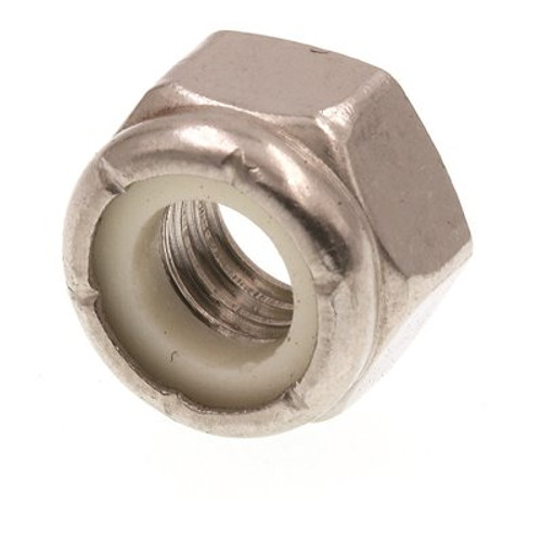 Generic Nylon Insert Lock Nuts, 5/16 In.-18, Stainless Steel, Package Of 50 Generic Nylon Insert Lock Nuts, 5/16 In.-18, Stainless Steel, Package Of 50