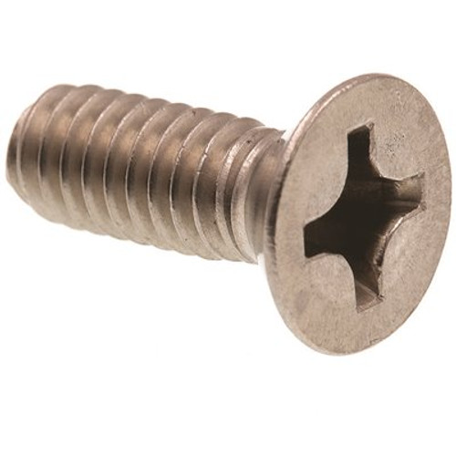 Generic Machine Screws, Flat Hd, Phillips Dr, #12-, Ss, Package Of 100 Generic Machine Screws, Flat Hd, Phillips Dr, #12-, Ss, Package Of 100