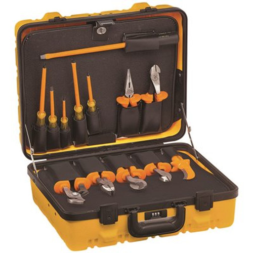 Klein Tools Orange 13-Piece Insulated Utility Tool Kit 15.37"