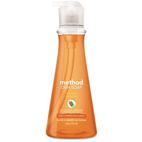 Method Dish Soap, Clementine, 18 Oz Pump Bottle, Carton Of 6 Method Dish Soap, Clementine, 18 Oz Pump Bottle, Carton Of 6