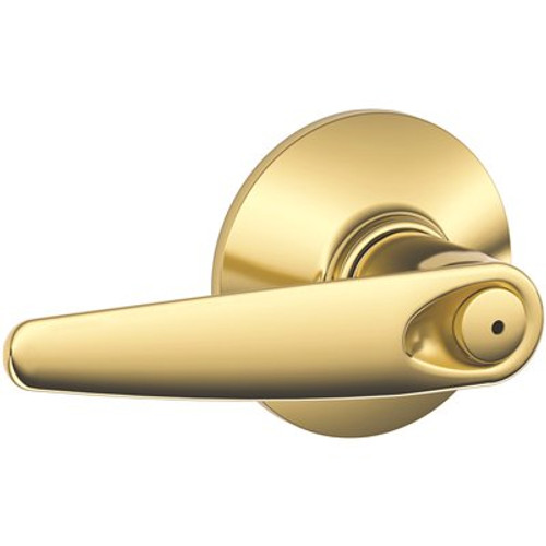 Schlage F-Series Lock F40 Privacy Lever Jazz Lever Bright Brass Schlage F-Series Lock F40 Privacy Lever Jazz Lever Bright Brass