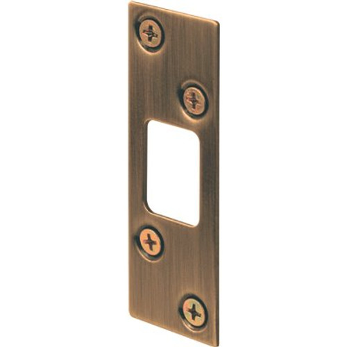 Generic Antique Brass High Security Deadbolt Strike, Package Of 2 Generic Antique Brass High Security Deadbolt Strike, Package Of 2