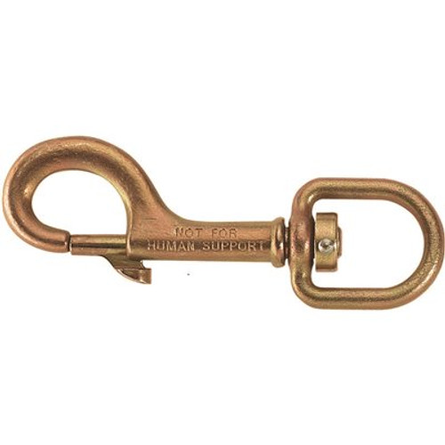 Klein Tools Steel Swivel Hook With Plunger Latch Klein Tools Steel Swivel Hook With Plunger Latch