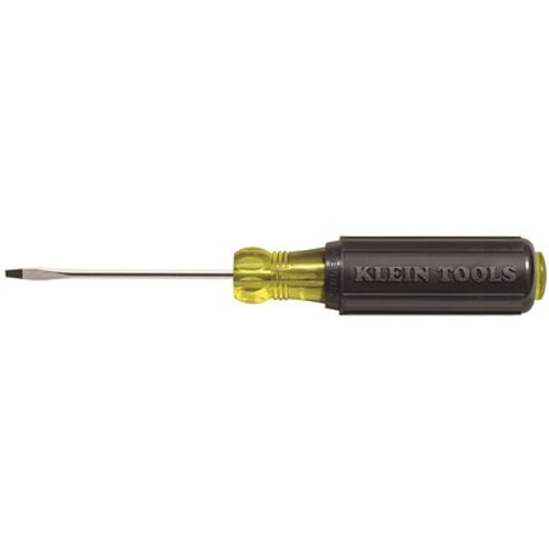 Klein Tools Black Keystone Tip Mini Screwdriver 4.75" W/round Shank 2" Klein Tools Black Keystone Tip Mini Screwdriver 4.75" W/round Shank 2"