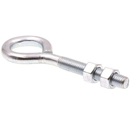 Generic Eye Bolts With Nuts, -13 6 In.,zinc, Package Of 10