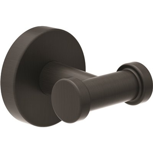 Symmons Dia Matte Black Double Robe Hook