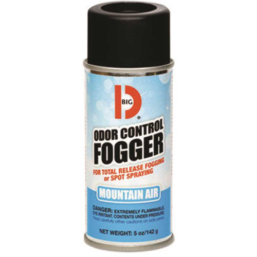 Big D Industries Odor Control Fogger, Mountain Air Scent, Carton Of 12