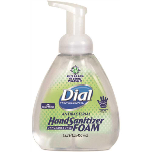 Dial PRO Antibacterial Foaming Hand Sanitizer 15.2 Oz Bottle Carton Of 4 Dial PRO Antibacterial Foaming Hand Sanitizer 15.2 Oz Bottle Carton Of 4