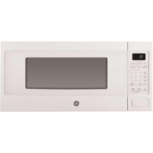 Ge Profile 1.1 Cu. Ft. Countertop Microwave Oven In White, ADA Compliant Ge Profile 1.1 Cu. Ft. Countertop Microwave Oven In White, ADA Compliant