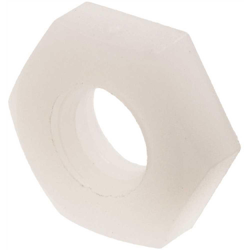 Generic #10-32 Machine Screw Hex Nut, Nylon, Package Of 25