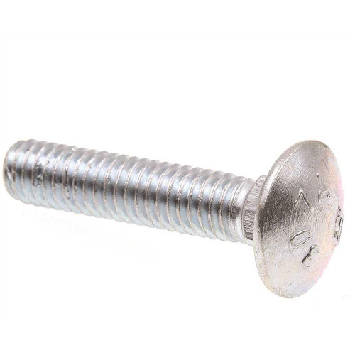 Generic Carriage Bolts,.-18, A307 Grade Azinc, Package Of 50