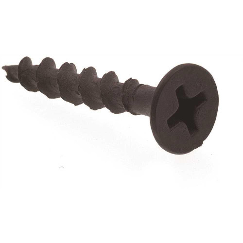 Generic Drywall Screws, Bgl Hd, Phil Dr, #6, Blk Ppte Stl, Package Of 500 Generic Drywall Screws, Bgl Hd, Phil Dr, #6, Blk Ppte Stl, Package Of 500