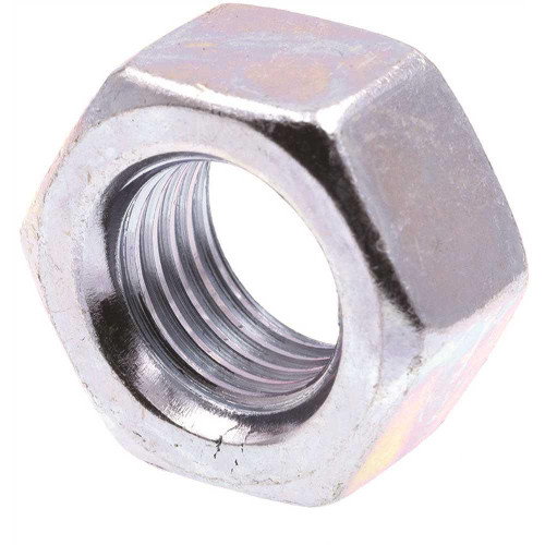 Generic Finished Hex Nuts, Grade 5, -20, Grade 5 Zc Stl, Package Of 25