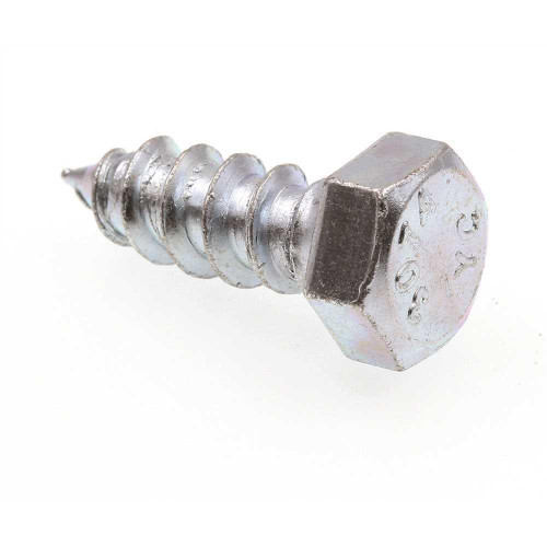 Generic Hex Lag Screws, 3/8in X 1in, A307 Zc Steel, Package Of 25