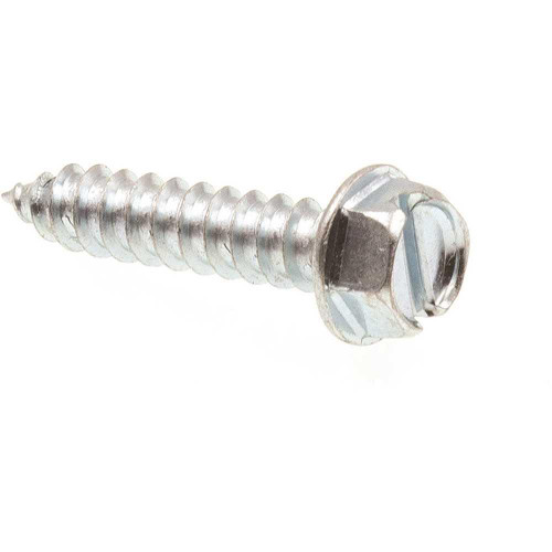 Generic Sheet Metal Screws, He Washer Head, #12, Zinc, Package Of 50