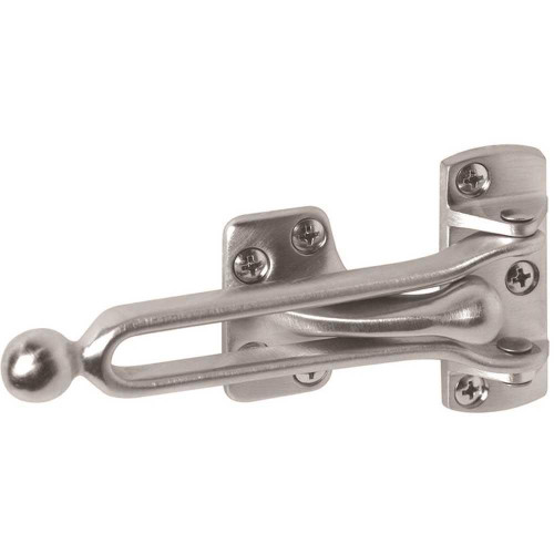 Generic Swing Bar Dr Guard W/ Ball, 4-7/8in, Solid Brass, Satin Chrm