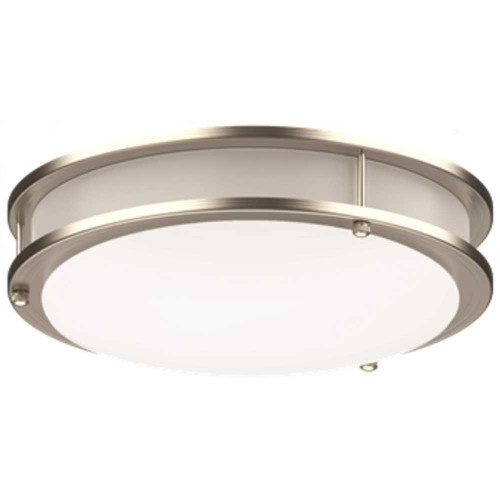 Halco 14" Brush NICKEL Select LED Flush Mount 2700/3000/3500/4000/5000k 90261 Halco 14" Brush NICKEL Select LED Flush Mount 2700/3000/3500/4000/5000k 90261
