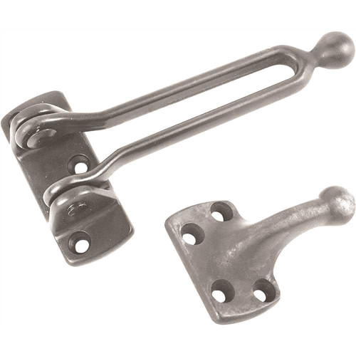 Ives Door Guard, For Flush Doors/frames, Interlocking Bar, Satin Chrome Ives Door Guard, For Flush Doors/frames, Interlocking Bar, Satin Chrome