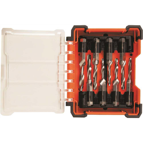 Klein Tools 8-Piece Drill Tap Tool Kit Klein Tools 8-Piece Drill Tap Tool Kit