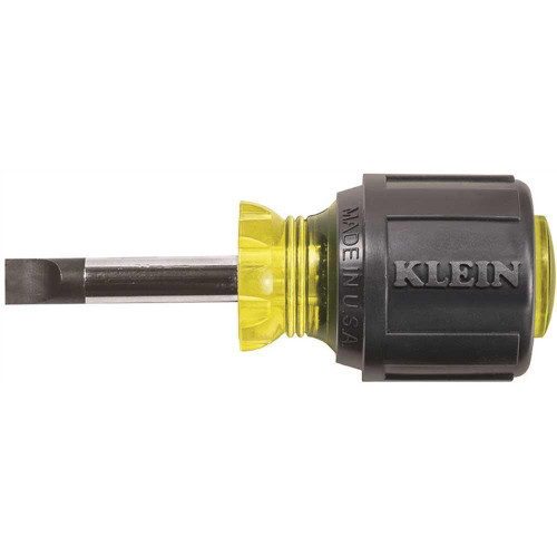 Klein Tools Black Cabinet Tip Screwdriver 3.438" W/round Shank 1-1/2'' Klein Tools Black Cabinet Tip Screwdriver 3.438" W/round Shank 1-1/2''