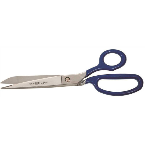 Klein Tools Carbon Steel Bent Trimmer 9" With Blue Handle Klein Tools Carbon Steel Bent Trimmer 9" With Blue Handle