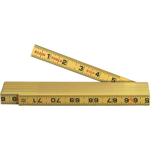 Klein Tools Inside Reading Fiberglass Folding Rule