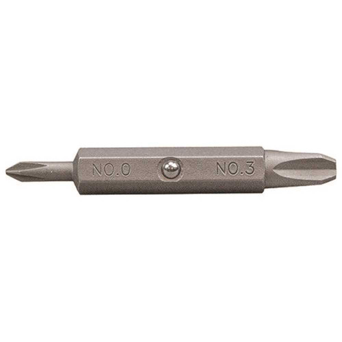 Klein Tools Replacement Bit, Phillips #0, #3 Klein Tools Replacement Bit, Phillips #0, #3