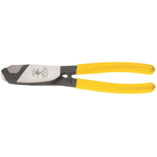 Klein Tools Yellow Coaxial Cable Cutter 8.25" With Plastic Handle