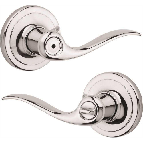 Kwikset Tustin Bed/bath Lever In Polished Chrome
