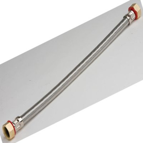 Maintenance Warehouse Water Heater Supply Braided 3/4" Fip X 3/4" Fip-24" L