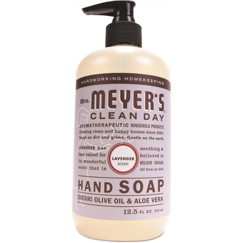 Mrs. Meyer'S Clean Day Liquid Hand Soap, Lavender, 12.5 Oz, Case Of 6 Mrs. Meyer'S Clean Day Liquid Hand Soap, Lavender, 12.5 Oz, Case Of 6