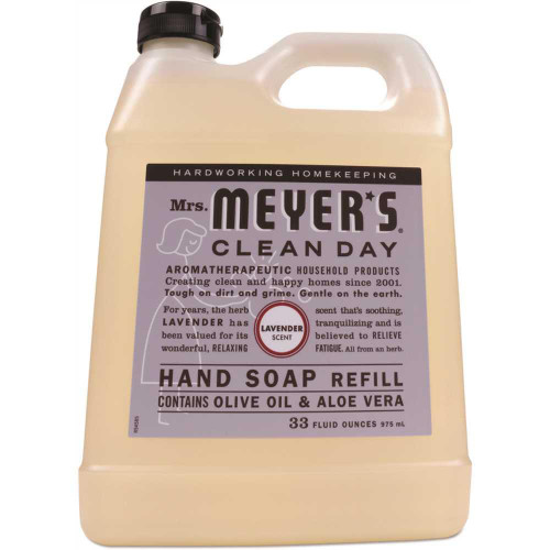 Mrs. Meyer'S Clean Day Liquid Hand Soap, Lavender, 33 Oz, Case Of 6 Mrs. Meyer'S Clean Day Liquid Hand Soap, Lavender, 33 Oz, Case Of 6