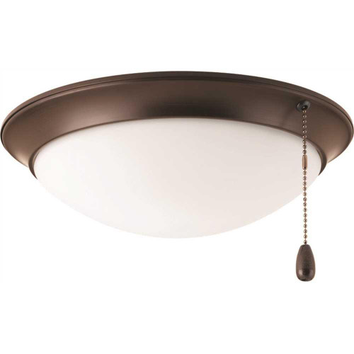 Progress Lighting Airpro One Light LED Universal Ceiling Fan Kit Antique Bronze