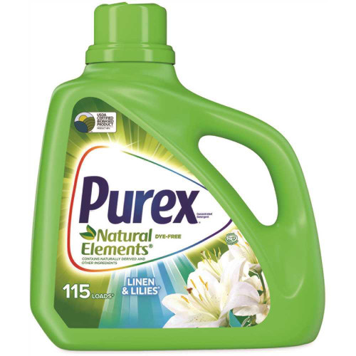 Purex Ultra Natural Elements He Liquid Detergent, Linen & Lilies, Carton Of 4 Purex Ultra Natural Elements He Liquid Detergent, Linen & Lilies, Carton Of 4