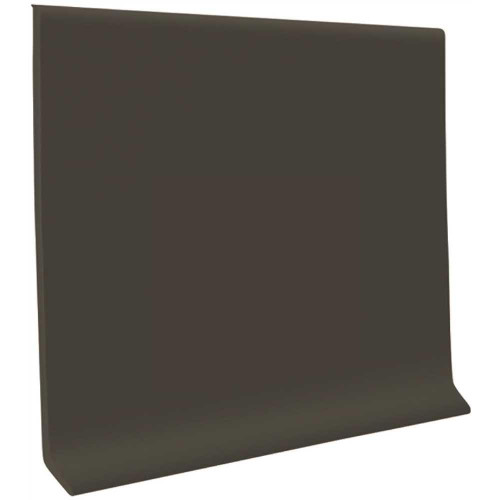Roppe 6 In X .125 In X 48 In Black Brown Thermoplastic Rubber Wall Cove Base Roppe 6 In X .125 In X 48 In Black Brown Thermoplastic Rubber Wall Cove Base