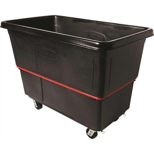 Rubbermaid Commercial 1200 Lb Black Utility Cube Truck Rubbermaid Commercial 1200 Lb Black Utility Cube Truck