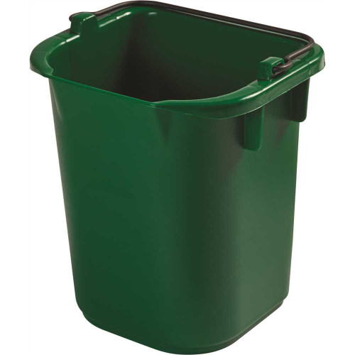 Rubbermaid Commercial 5 Qt Green Heavy-Duty Cleaning Pail Package Of 4 Rubbermaid Commercial 5 Qt Green Heavy-Duty Cleaning Pail Package Of 4
