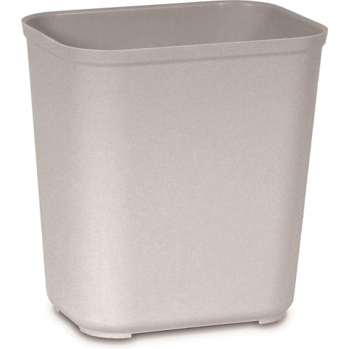 Rubbermaid Commercial 7 Gal Gray Rctngulr Fire-Resistnt Wastebasket Package Of 6 Rubbermaid Commercial 7 Gal Gray Rctngulr Fire-Resistnt Wastebasket Package Of 6