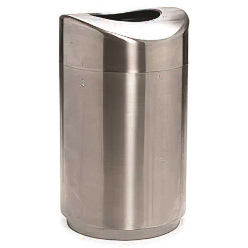 Rubbermaid Commercial Eclipse 30 Gallon Stainless Steel Trash Can (silver)