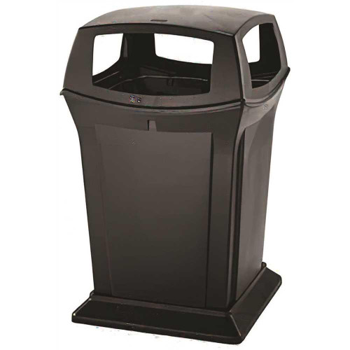 Rubbermaid Commercial Ranger 45 Gallon Trash Can, Black Rubbermaid Commercial Ranger 45 Gallon Trash Can, Black