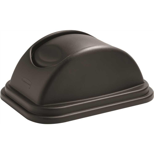 Rubbermaid Commercial Untouchable 10.25 Gal Blk Rctngl Lrg Wstbskt Package Of 6 Rubbermaid Commercial Untouchable 10.25 Gal Blk Rctngl Lrg Wstbskt Package Of 6