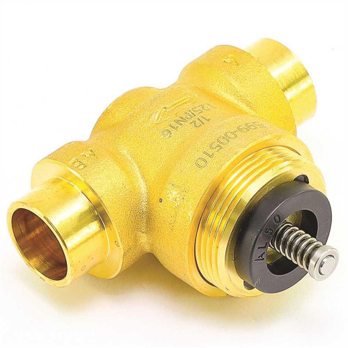 Siemens Valve Zone Valve Zone 2 Way 1/2" Sweat 120vac 1.0 Cv Linear Flow Brass