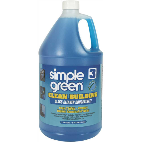 Simple Green Clean Building Glass Cleaner Concentrate, Unscented, 1 Gal Bottle Simple Green Clean Building Glass Cleaner Concentrate, Unscented, 1 Gal Bottle