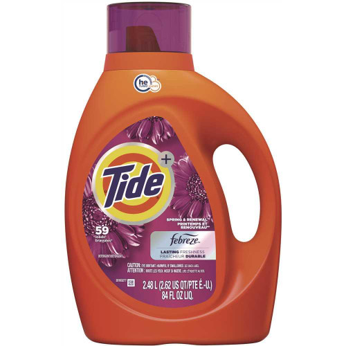 Tide Plus Febreze Liquid Laundry Detergent, Spring & Renewal