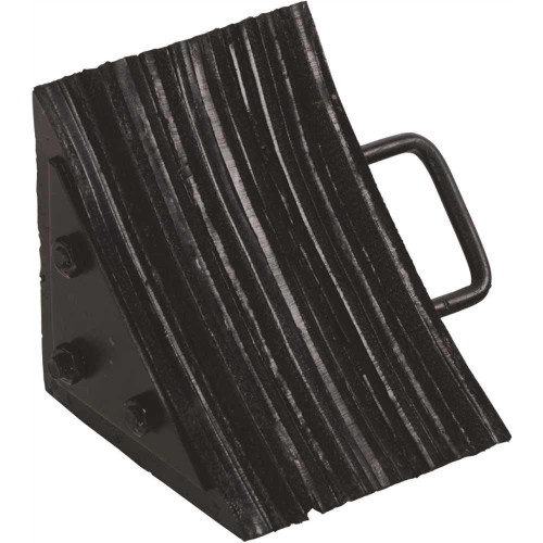 Vestil Laminated Rubber Wheel Chock Package Of 2 Vestil Laminated Rubber Wheel Chock Package Of 2