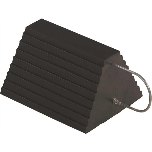 Vestil Rwc-9-u Molded Rubber Wheel Chock With U Handle Package Of 2 Vestil Rwc-9-u Molded Rubber Wheel Chock With U Handle Package Of 2