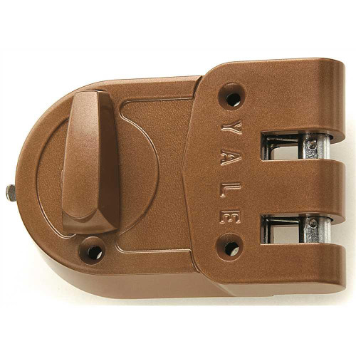 Yale Brass Flat Strike Single Cylinder Jimmy Proof Deadlock Yale Brass Flat Strike Single Cylinder Jimmy Proof Deadlock