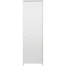 24 in. x 80 in. No Panel Right-Handed Primed Composite Hollow Core Single Prehung Interior Door 4-9/16 in. Flat Jamb